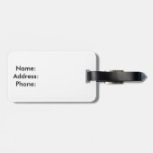 Étiquette À Bagage Balise bagage de drapeau parties scintillant Porto (Dos horizontal)