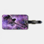 Étiquette À Bagage Balise Bagage de guitare (Dos horizontal)