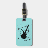 Étiquette À Bagage Balise Bagage de guitare (Devant Vertical)