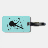 Étiquette À Bagage Balise Bagage de guitare (Dos horizontal)