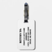 Étiquette À Bagage Balise Bagage de guitare (Dos Vertical)