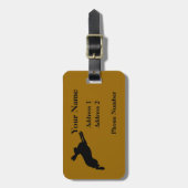 Étiquette À Bagage Balise Bagage de lapin (Devant Vertical)