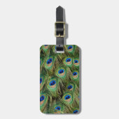Étiquette À Bagage Balise Bagage de paon (Devant Vertical)