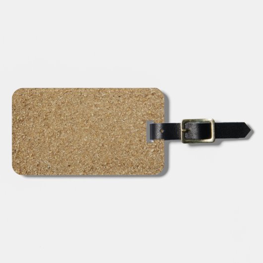 Étiquette À Bagage Balise Bagage de sciure (Devant horizontal)