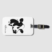 Étiquette À Bagage Balise Bagage de vache (Devant Horizontal)