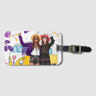 Étiquette À Bagage Balise Bagage de voyage pour filles BOHO