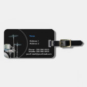 Étiquette À Bagage Balise Bagage du batteur (Devant horizontal)