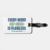 Étiquette À Bagage Balise Bagage du port (Dos horizontal)