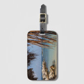 Étiquette À Bagage Balise Bagage en acrylique de baie (Devant Vertical)