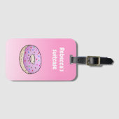 Étiquette À Bagage Balise Bagage en noix de Doughnut (Devant Horizontal)
