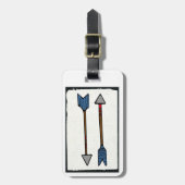 Étiquette À Bagage Balise Bagage Flèche (Devant Vertical)