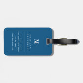 Étiquette À Bagage Balise Bagage Fleurs Hawaiiennes (Dos horizontal)