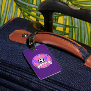 Étiquette À Bagage Balise bagage - Football - Personnalisé - Ajouter
