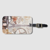 Étiquette À Bagage Balise Bagage France vintage (Devant Horizontal)