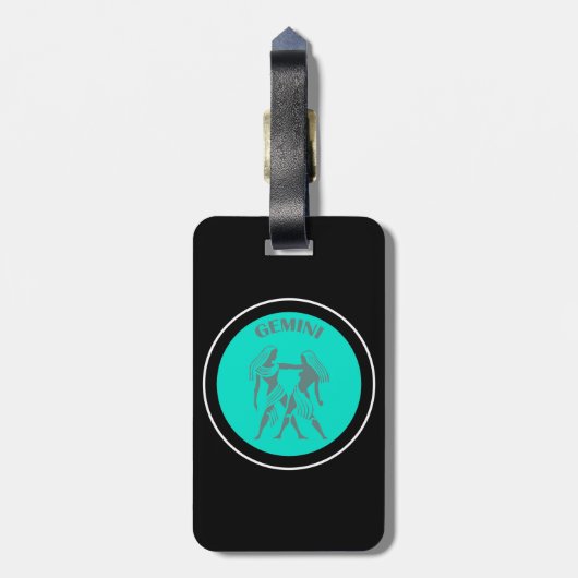Étiquette À Bagage Balise Bagage Gemini (Dos Vertical)