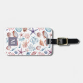 Étiquette À Bagage Balise Bagage Jolie Coquilles (Devant horizontal)