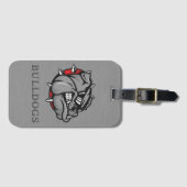 Étiquette À Bagage Balise Bagage Mascotte Bulldogs (Devant Horizontal)