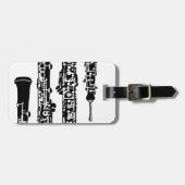 Étiquette À Bagage Balise Bagage Oboe (Devant horizontal)