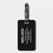 Étiquette À Bagage Balise Bagage Oboe (Dos Vertical)