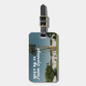 Étiquette À Bagage Balise Bagage Palm Springs (Devant Vertical)