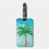 Étiquette À Bagage Balise Bagage Palm Tree (Dos Vertical)