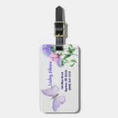 Étiquette À Bagage Balise Bagage Papillon (Devant Vertical)