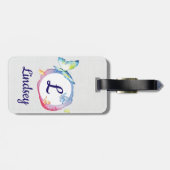 Étiquette À Bagage Balise Bagage Papillon (Dos horizontal)