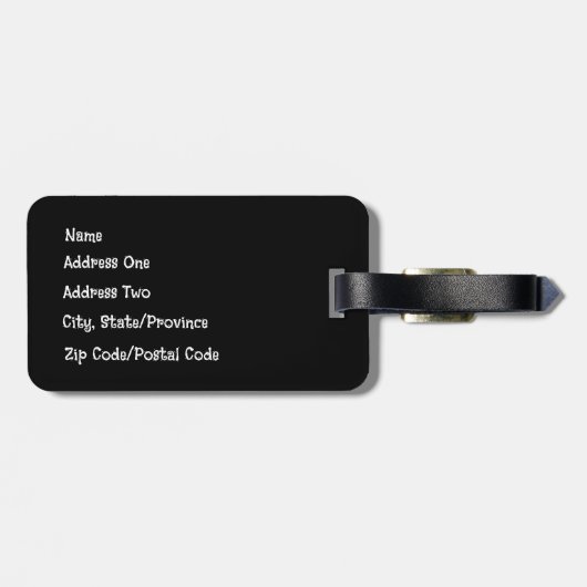 Étiquette À Bagage Balise Bagage Planètes Joyeuses (Dos horizontal)