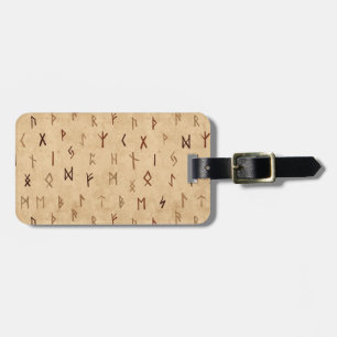 Étiquette À Bagage Balise Bagage Runes