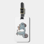 Étiquette À Bagage Balise bagage scooter (Devant Vertical)