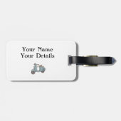 Étiquette À Bagage Balise bagage scooter (Dos horizontal)