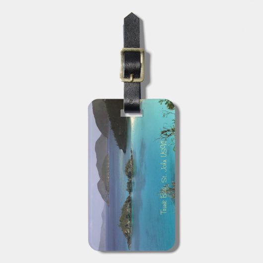 Étiquette À Bagage Balise bagage U.S.V.I. (Devant Vertical)