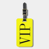 Étiquette À Bagage Balise bagage VIP pour sacs et valises (Devant Vertical)