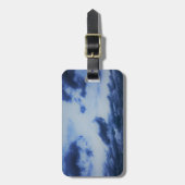 Étiquette À Bagage Balise Blue Clouds Blue Sky Luggage (Devant Vertical)