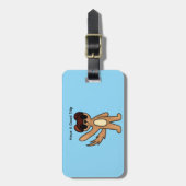 Étiquette À Bagage Balise Boo Happens Luggage (Devant Vertical)