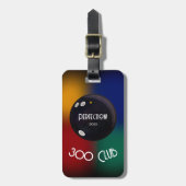 Étiquette À Bagage Balise Bowling Perfection 300 Club Bowling (Devant Vertical)