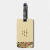 Étiquette À Bagage Balise Champagne Girl Alphonse Mucha (Dos Vertical)