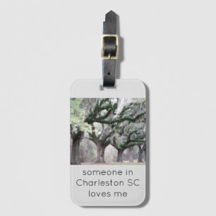 Étiquette À Bagage Balise Charleston Love Luve