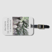 Étiquette À Bagage Balise Charleston Love Luve (Devant Horizontal)