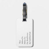 Étiquette À Bagage Balise Cheval baroque (Dos Vertical)