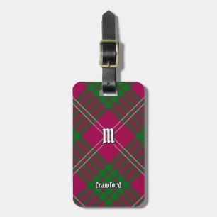 Étiquette À Bagage Balise Clan Crawford Tartan Luggage