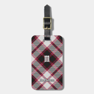 Étiquette À Bagage Balise Clan MacPherson Chasse Tartan Bagage