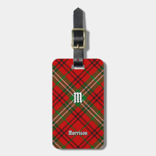 Étiquette À Bagage Balise Clan Morrison Red Tartan Luggage