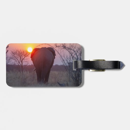 Étiquette À Bagage Balise de bagage (Dos horizontal)