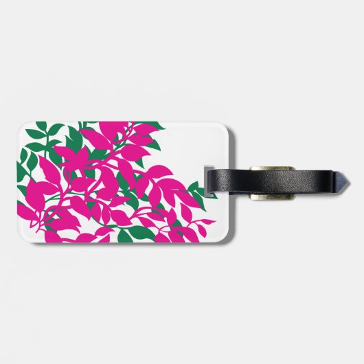 Étiquette À Bagage Balise de bagage (Dos horizontal)