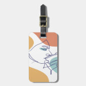 Étiquette À Bagage Balise de bagage (Devant Vertical)