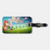 Étiquette À Bagage Balise de bagage (Dos horizontal)