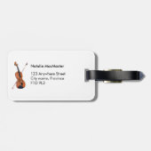 Étiquette À Bagage Balise de bagage (Dos horizontal)