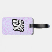 Étiquette À Bagage Balise de bagage (Dos horizontal)