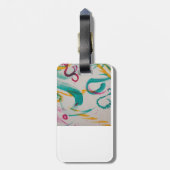 Étiquette À Bagage Balise de bagage (Dos Vertical)